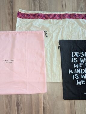 Kurt Geiger, Kate Spade, & Tory Burch Designer Dust Bag Lot